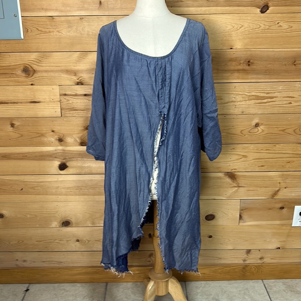 LAST CALL Lagenlook layered boutique boho Spellbound top tunic dress L XL EUC